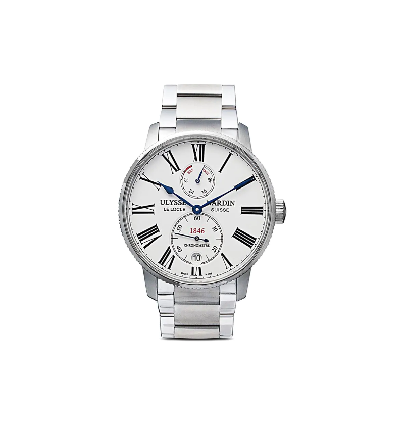 Часовник Ulysse Nardin
Класиката е класика, а луксозността идва допълнително - акцентираме на сребърен дизайн с едро присъствие, ювелирна изработка и гарантирани погледи. Истински мъж без добър часовник - нонсенс!
Цена: 18 585 лв.